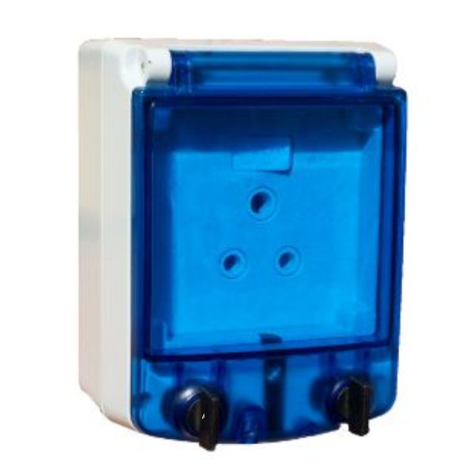 Outlet Box With Pc/Blue Cover Pso 1 176x132x94 040 608