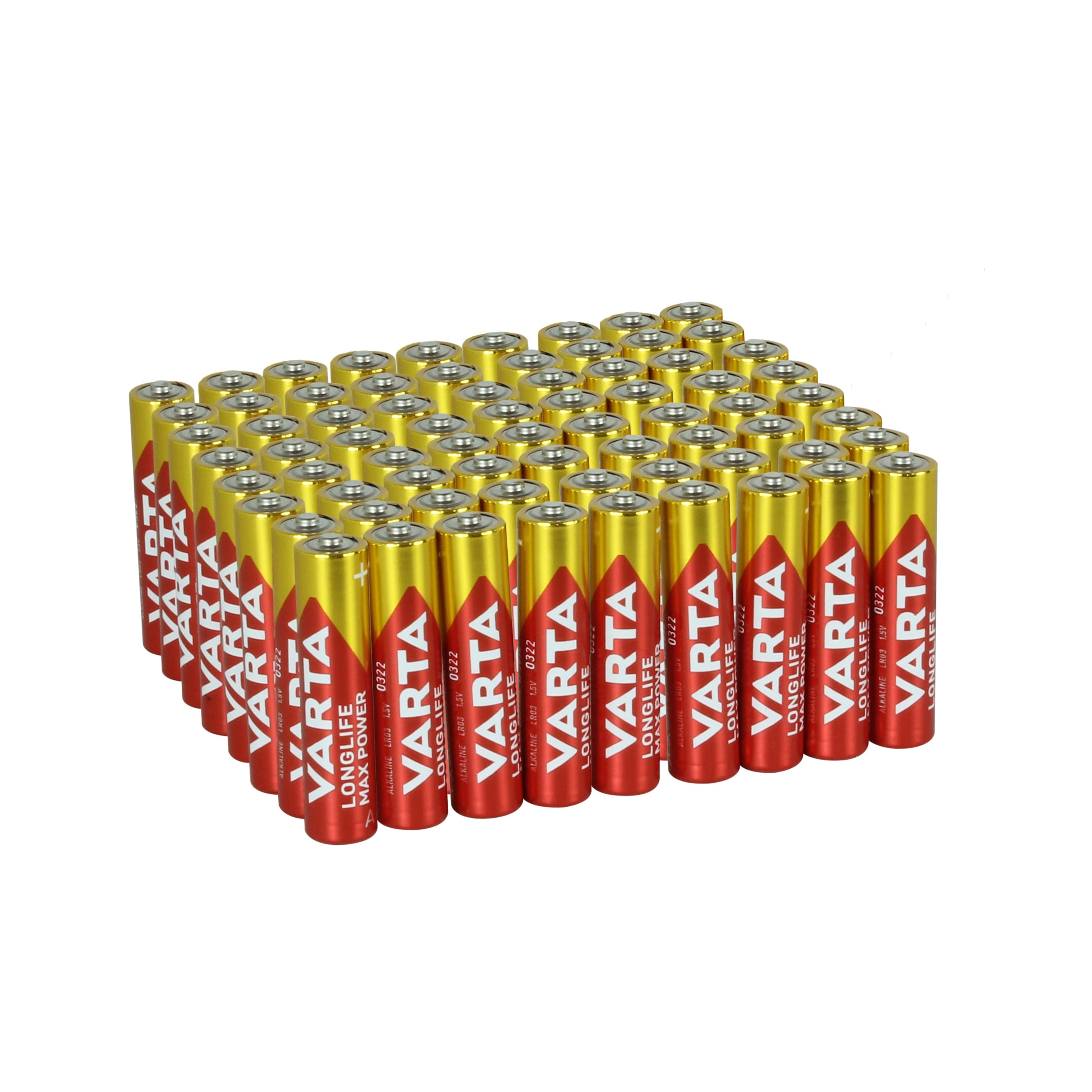Longlife Max Power Batteries Aaa Bulk Pack 40 Pcs