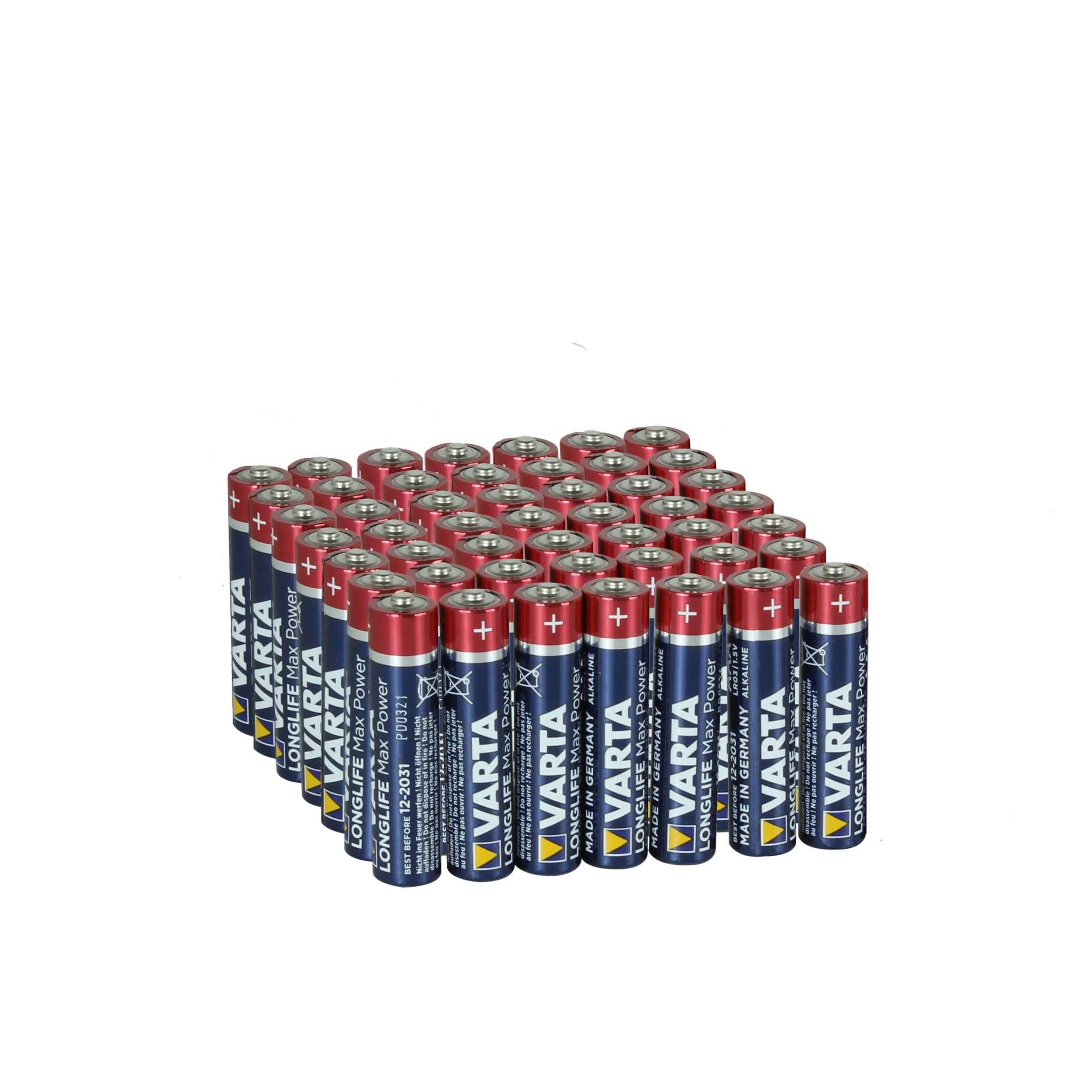 Longlife Max Power Batteries Aaa Bulk Pack 60 Pcs