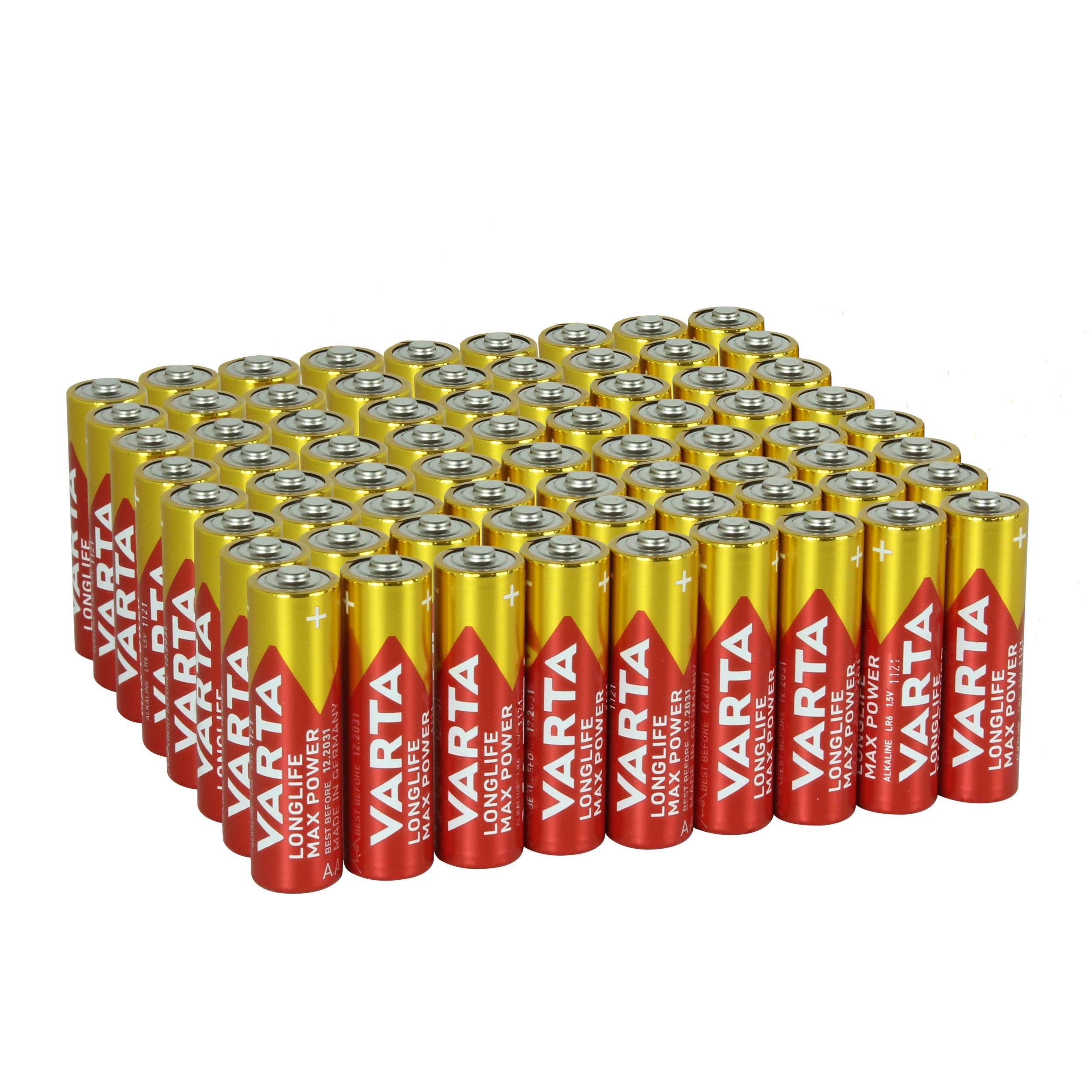 Longlife Max Power Batteries Aa Bulk Pack 80 Pcs