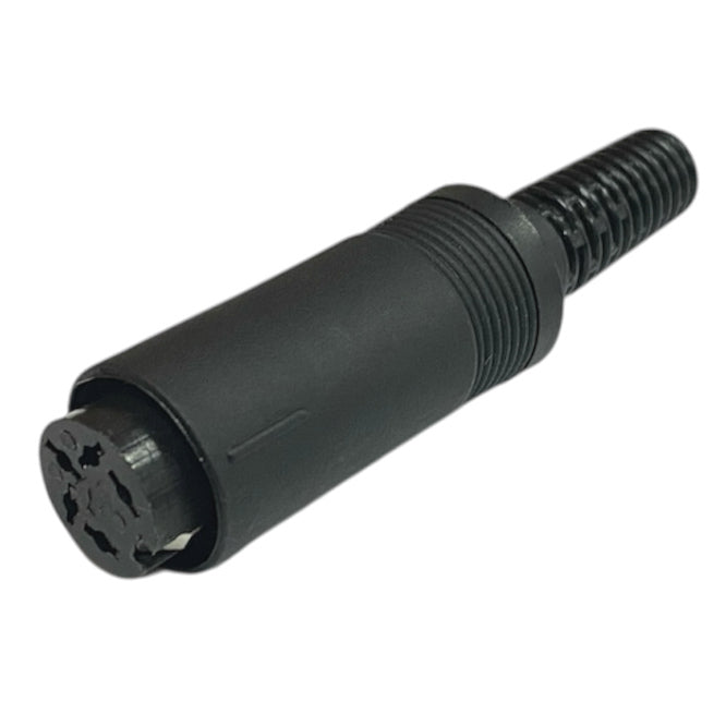 5 P Mini Din Socket W/Sleeve 270 05 Fsol2