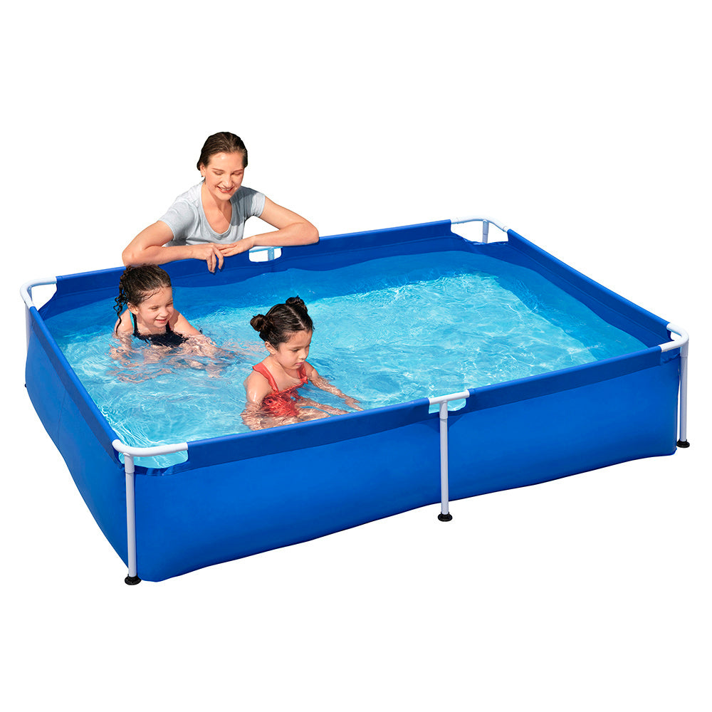 Bestway 190 X 130 X 42cm Steel Pro Rect. Frame Pool 1000 L (No Pump & Filter)