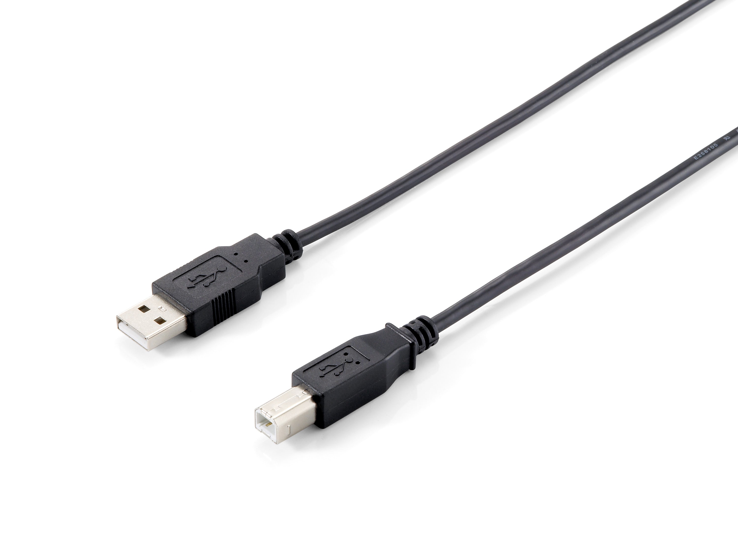 Equip USB 2.0 Printer Cable 5M Black Type A to B Male