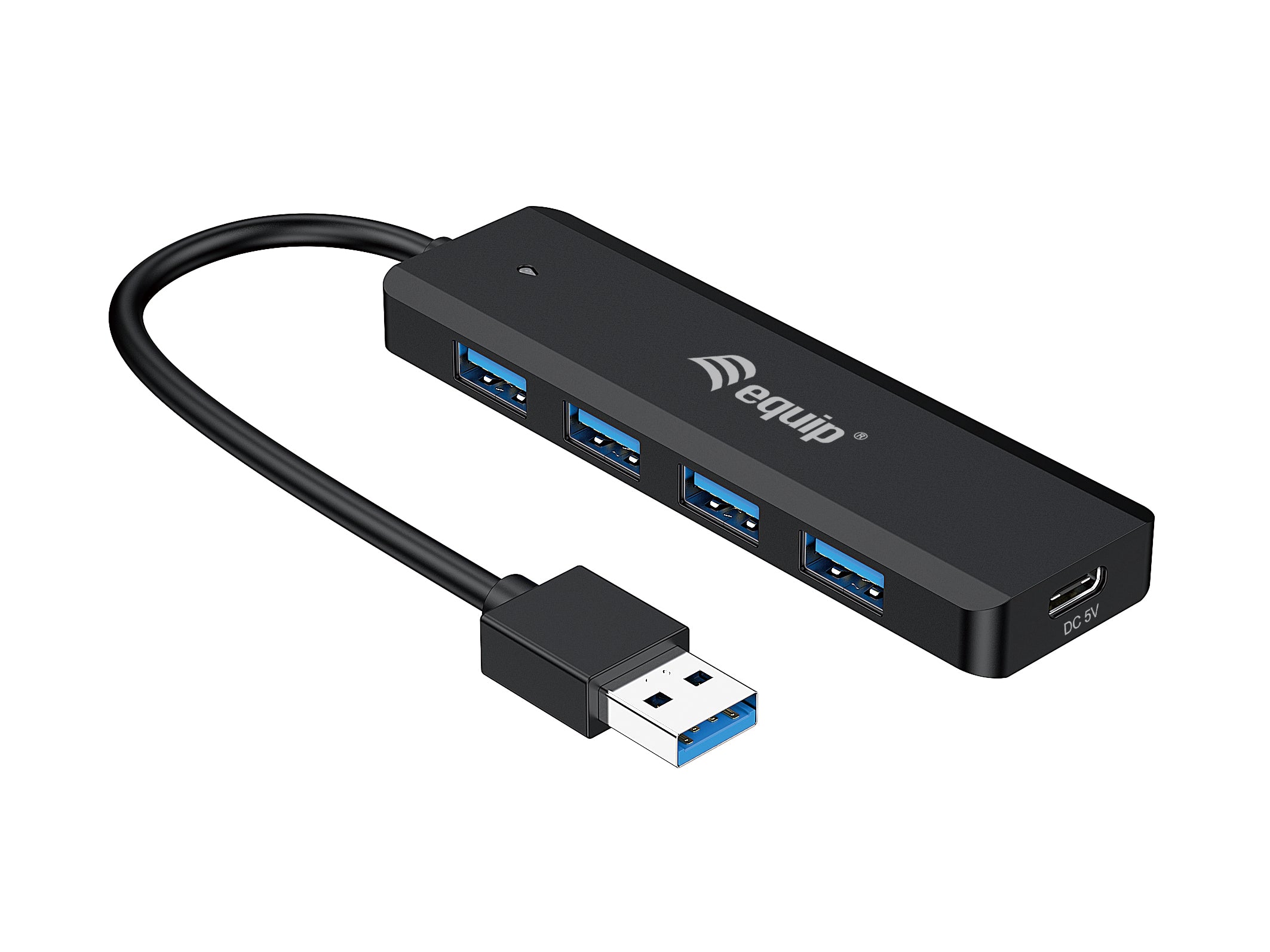 Equip 4-Port USB-C 3.2 Gen 1 Hub with USB-A Adapter