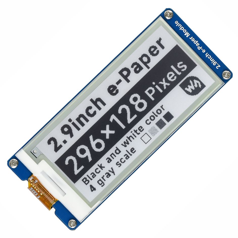 2.9 Inch E Ink Display Module 296x128 12956