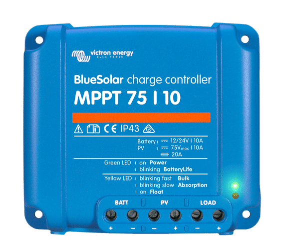 Victron BlueSolar MPPT 75/10 Retail Solar Charge Controller - Livestainable.co.za