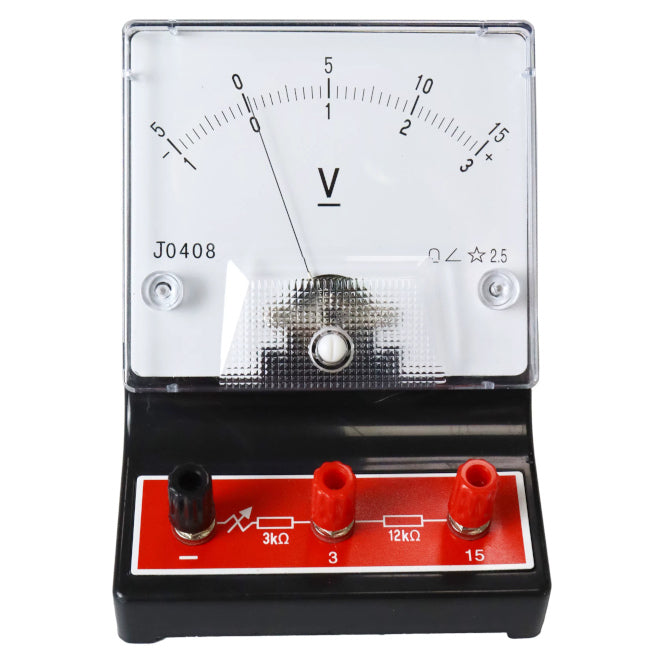電位手技 DVD 4枚組 Electric Volt System ANALOGUE DC VOLTMETER BENCH TYPE 3V / 15V 61x47x39MM 15009