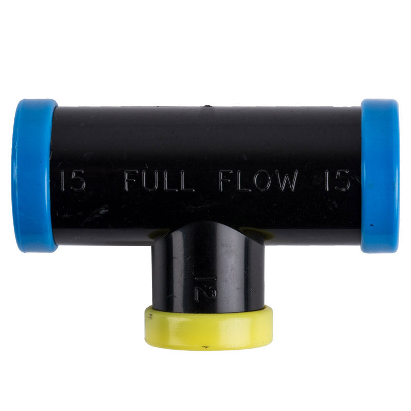 Full Flow Reducing Tee 20 X15 Mm