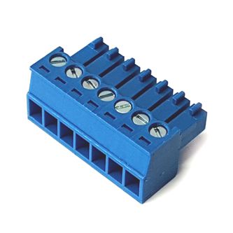 Socket Str 7 W Plug In P=3.5mm Blue 15 Edgk 3.5 07 P 12 00 A(h)