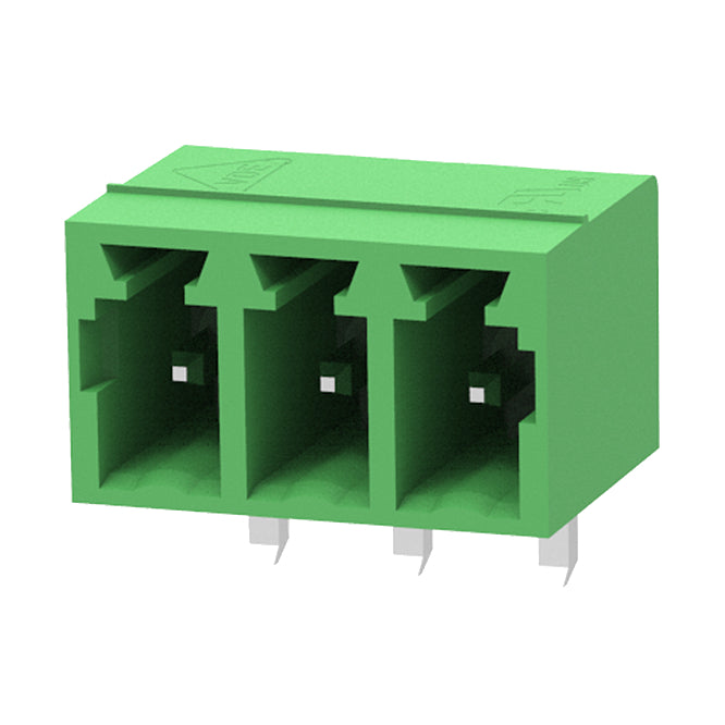 Terminal Block R/A Pcb Mnt 03 P Closed P=3.81mm 15 Edgrc 3.81 03 P 14 00 A(h)