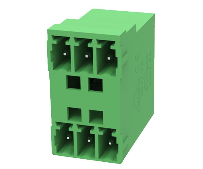 Header Plug R/A 6 W Closed P=3.81 15 Edgrh 3.81 06 P 14 00 Ah