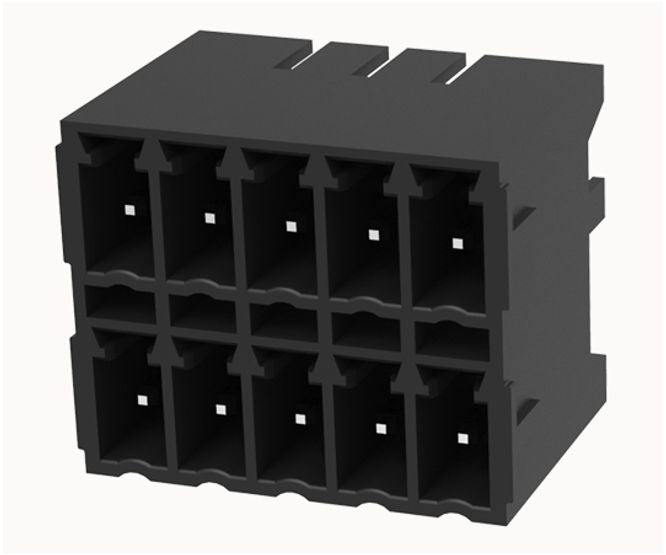 Header R/A Pcb Mnt Dil 10 P Closed P=3.5 15 Edgrhb Thr 3.5 10 P 13 10 Ah