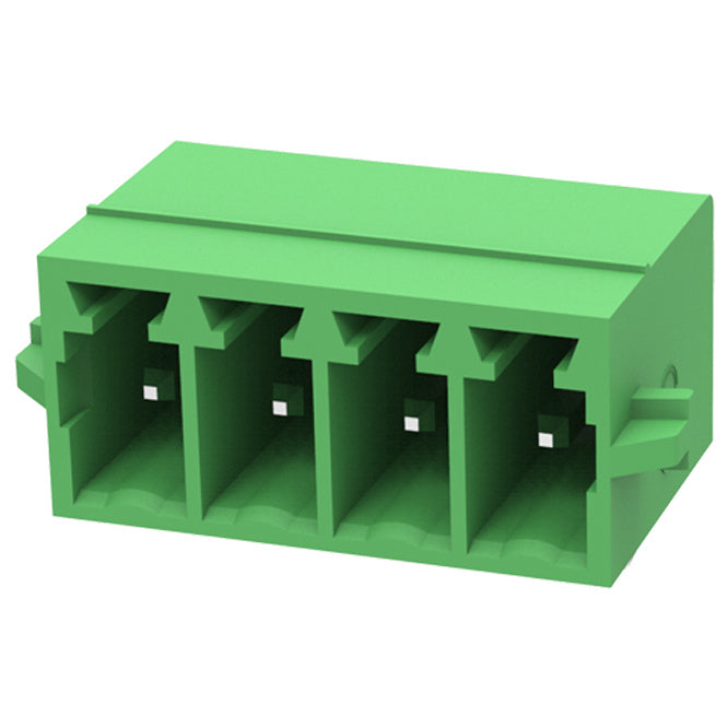 Pluggable Terminal Block 4 W P=3.5 Green 15 Edgrn 3.5 04 P 14 00 Z(h)