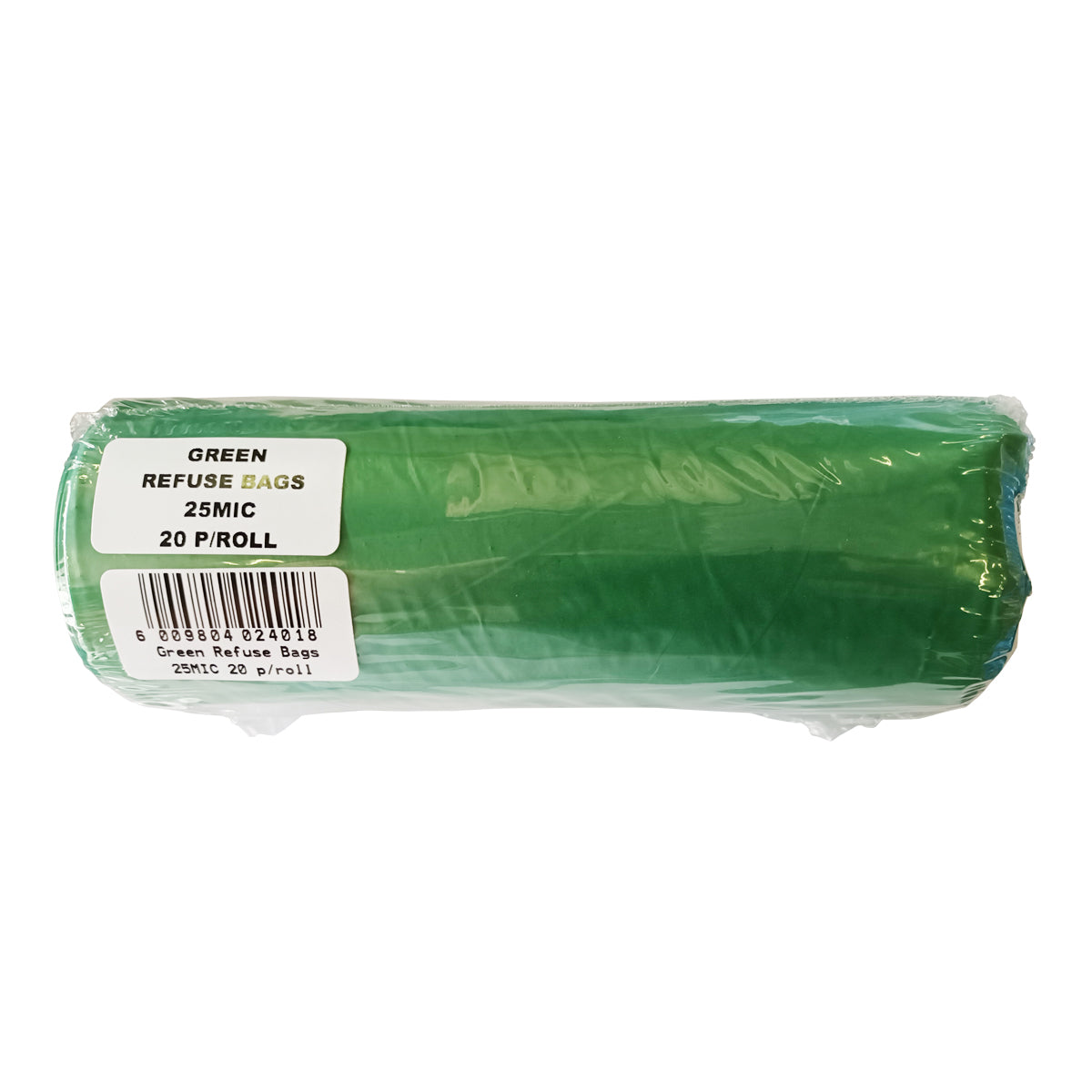 Refuse Bag Green 25 Mic 20 Per Pack