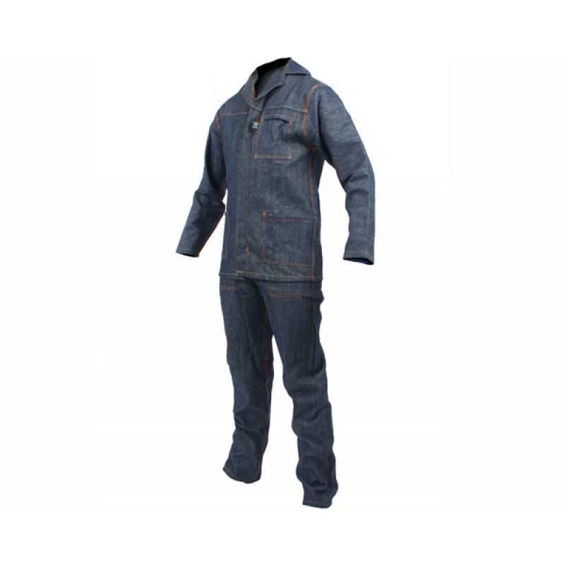 Overall 2 Pce Denim Blue Size 40 Chest 36 Waist