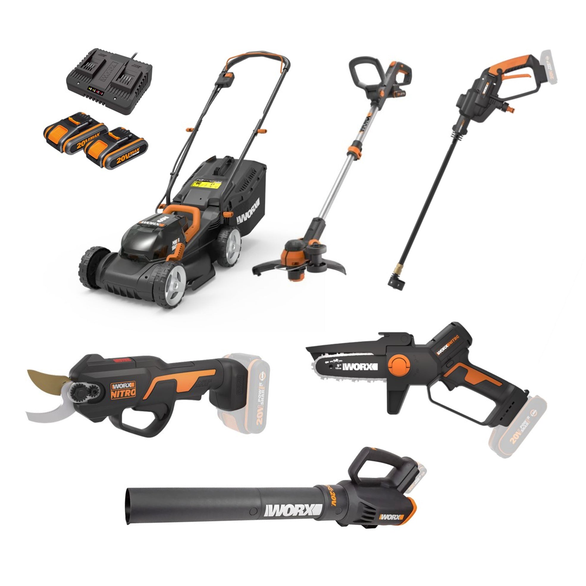 Worx 20V Gardem 6 Tool Starter