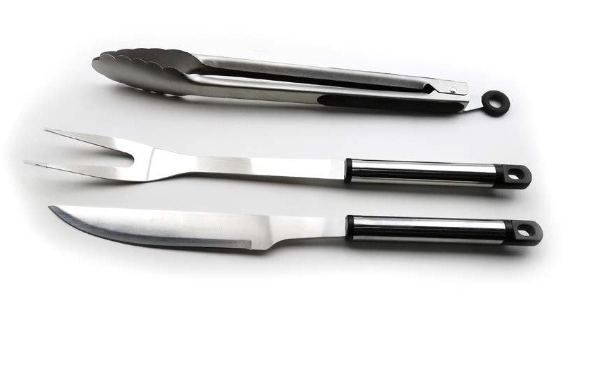 3 Pc Bbq Tool Set Stainless Steel