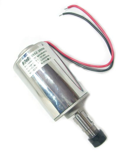 Spindle Motor Er11 48 Vdc 200 W 12,000 Rpm Gs52 200 W