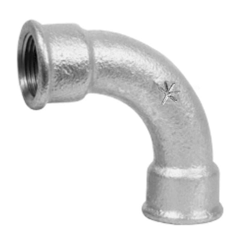 K Brand Bend Galv F/F 90 Deg 50 Mm