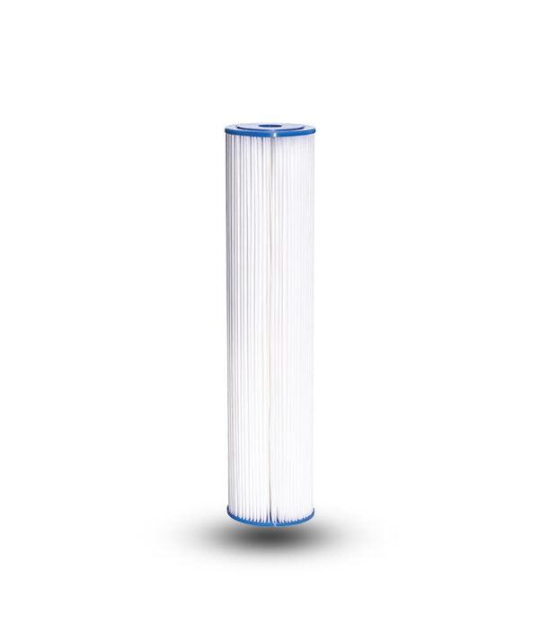 Pleated Water Filter Cartridge 20 Inch Fat 2.5” Diameter - Livestainable.co.za