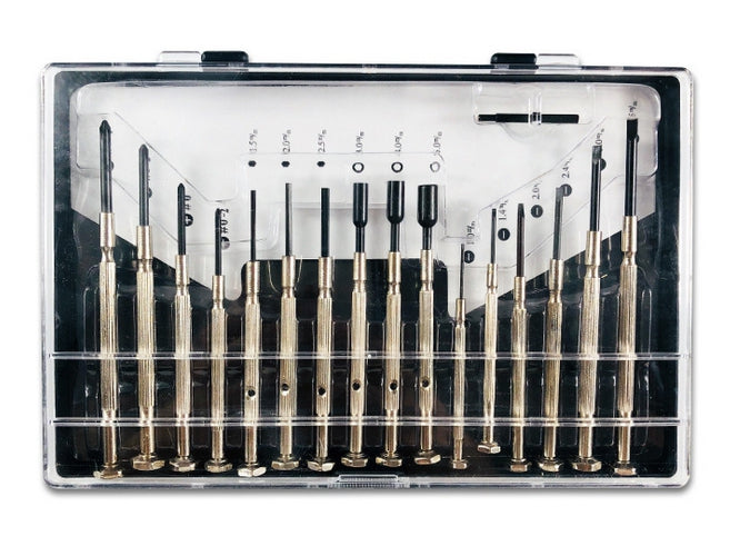 Precision Jeweler Screwdriver Set Of 16 Pcs 200368