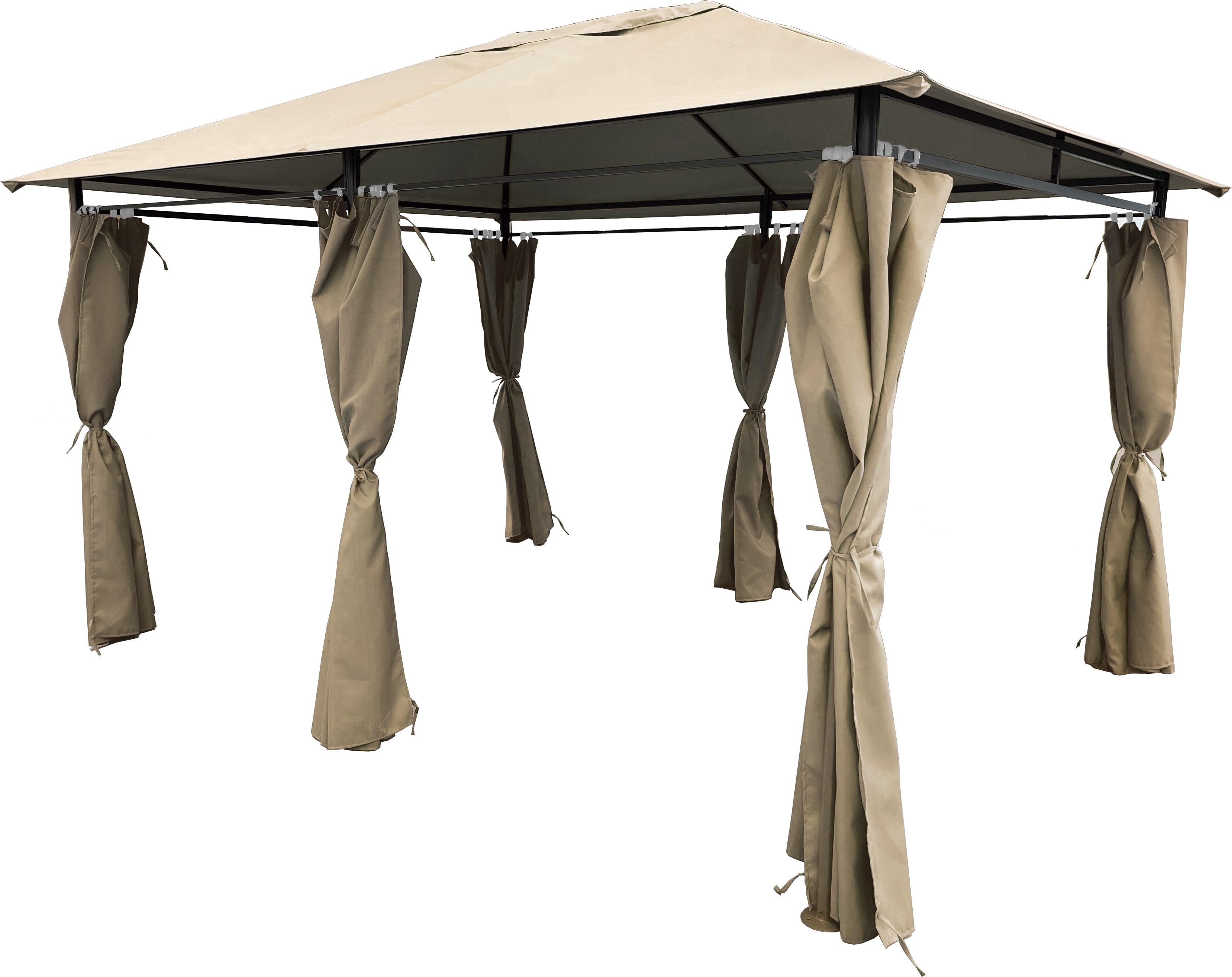 Garden Pavillion With Side Wall 3 X 4m - Livestainable.co.za