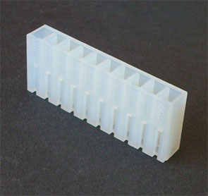 Housing Sil 3.96mm F Lock 10 W 2410 10