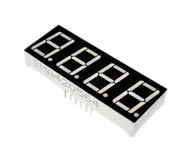 Led Display 4 Digit 7 Segemnt Ca Red Sma420564 L 27200003