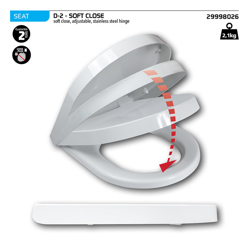 Wirquin Toilet Seat D2 Soft Close