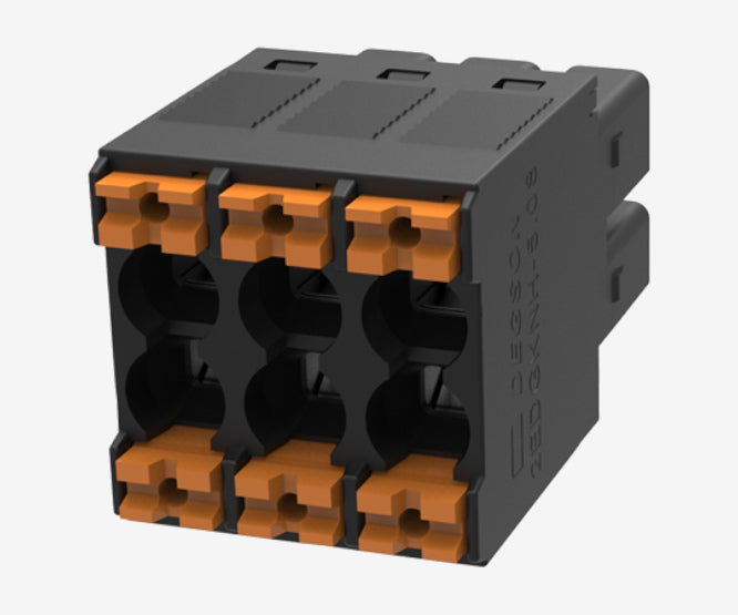 Terminal Block 2 Row 6 W Plug In P=5.08 2 Edgknh 5.08 06 P 13 00 A(h)