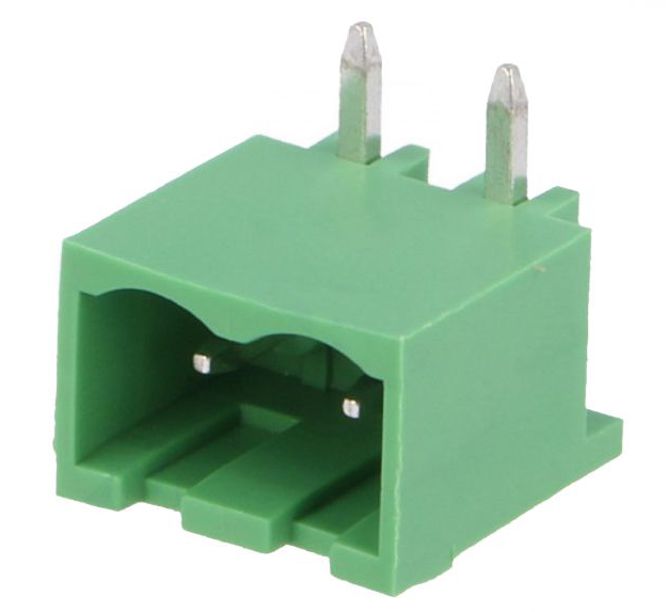 Header R/A Pcb Mnt 2 P Closed P=7.62 2 Edgrc 7.62 02 P 14 00 A(h)