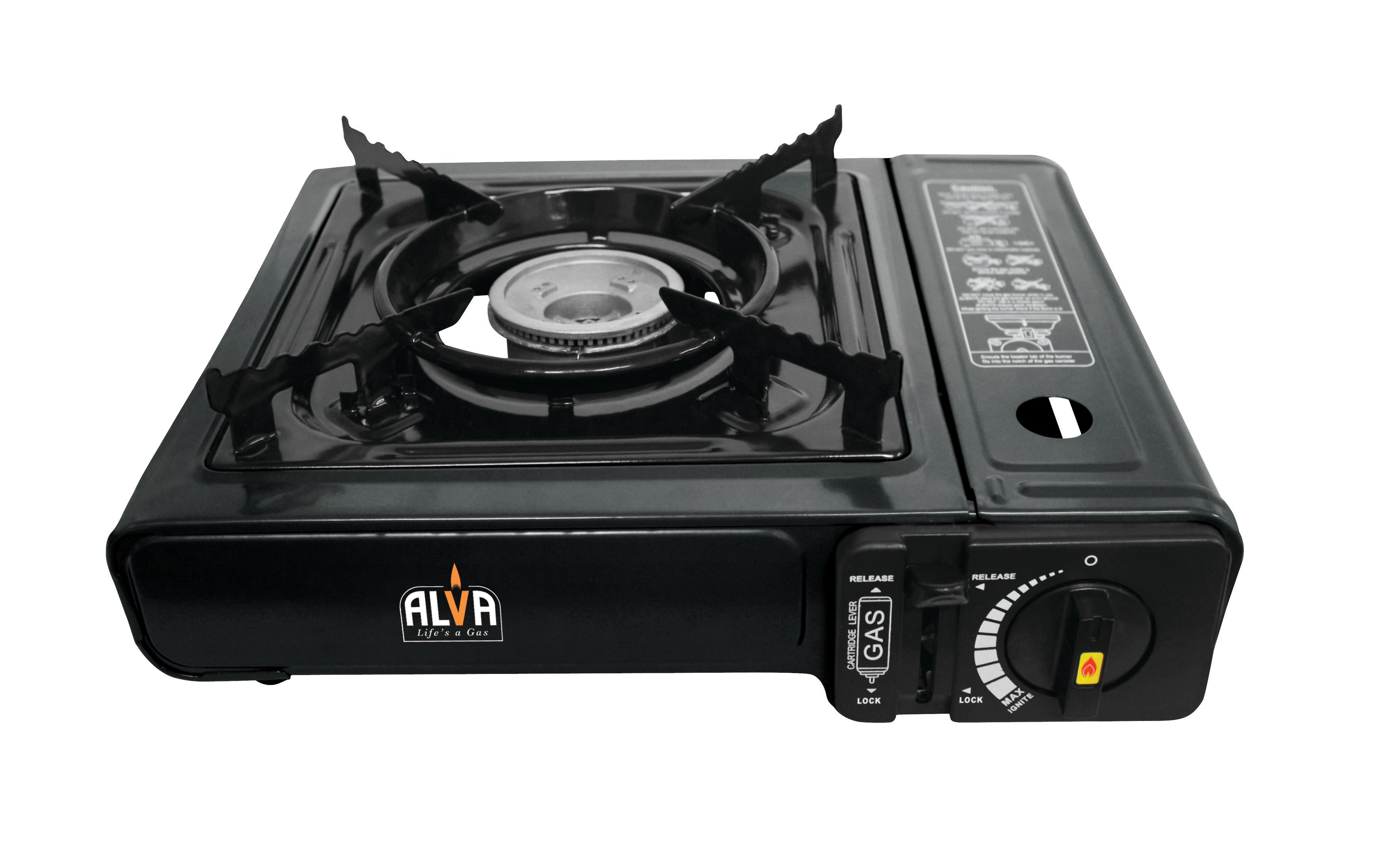 ALVA - SINGLE BURNER BUTANE CANISTER STOVE (CARRY CASE)