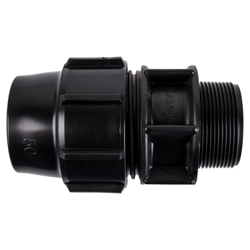 Plasson Adaptor Submersible Male 50 Mmx1 1/2 Inch