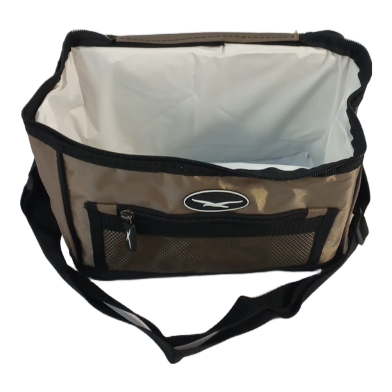 Seagull 6 Pack Nylon Coolbag Beige