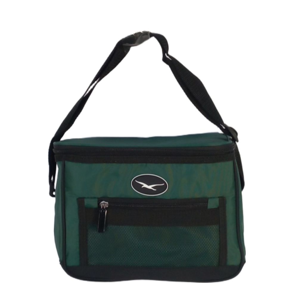 Seagull 6 Pack Nylon Coolbag Green