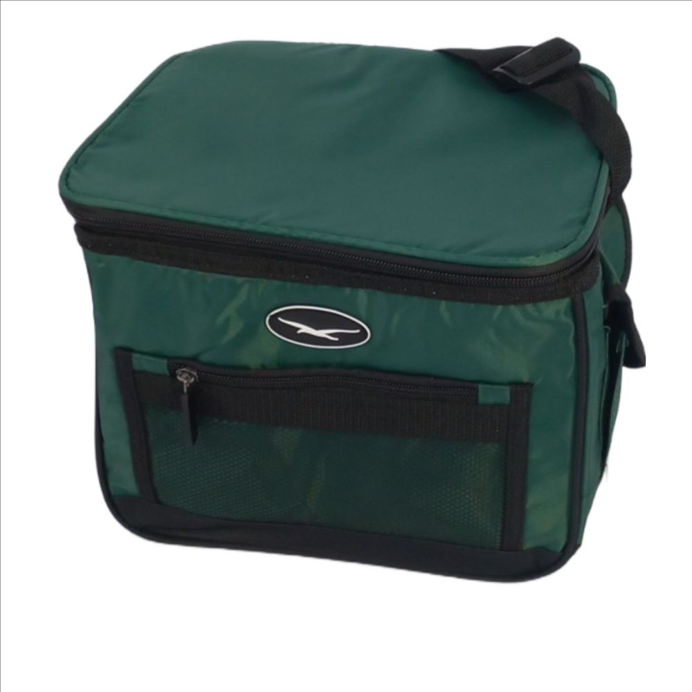 12 Can Nylon Coolbag Green - Livestainable.co.za