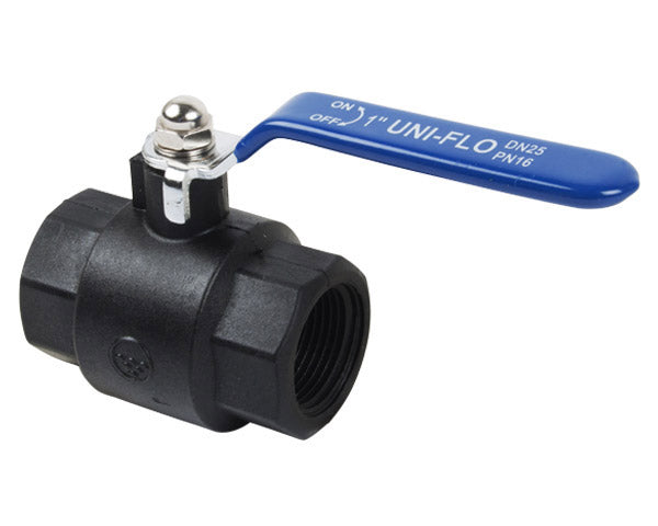 Torrenti Ball Valve Nylon Chrome Ball 16 Bar 15 Mm