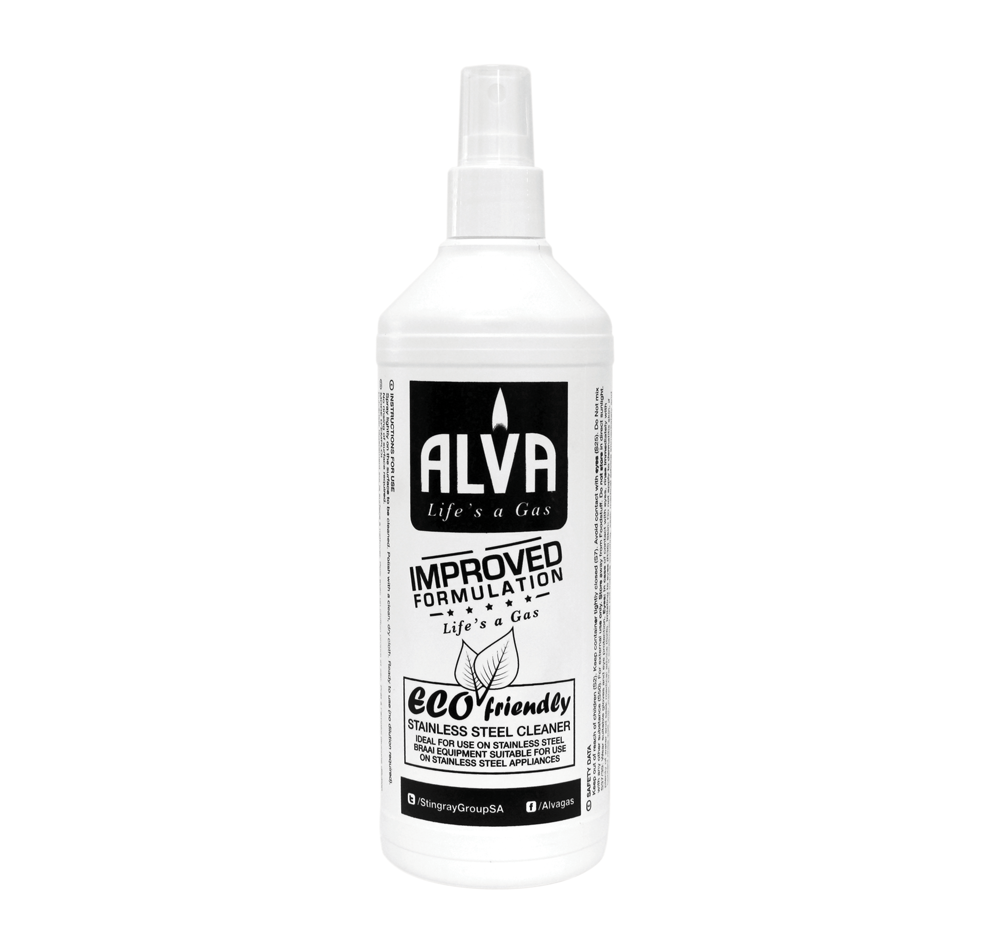 ALVA - CLEANER SPRAY FOR STAINLESS STEEL BBQ / BRAAI