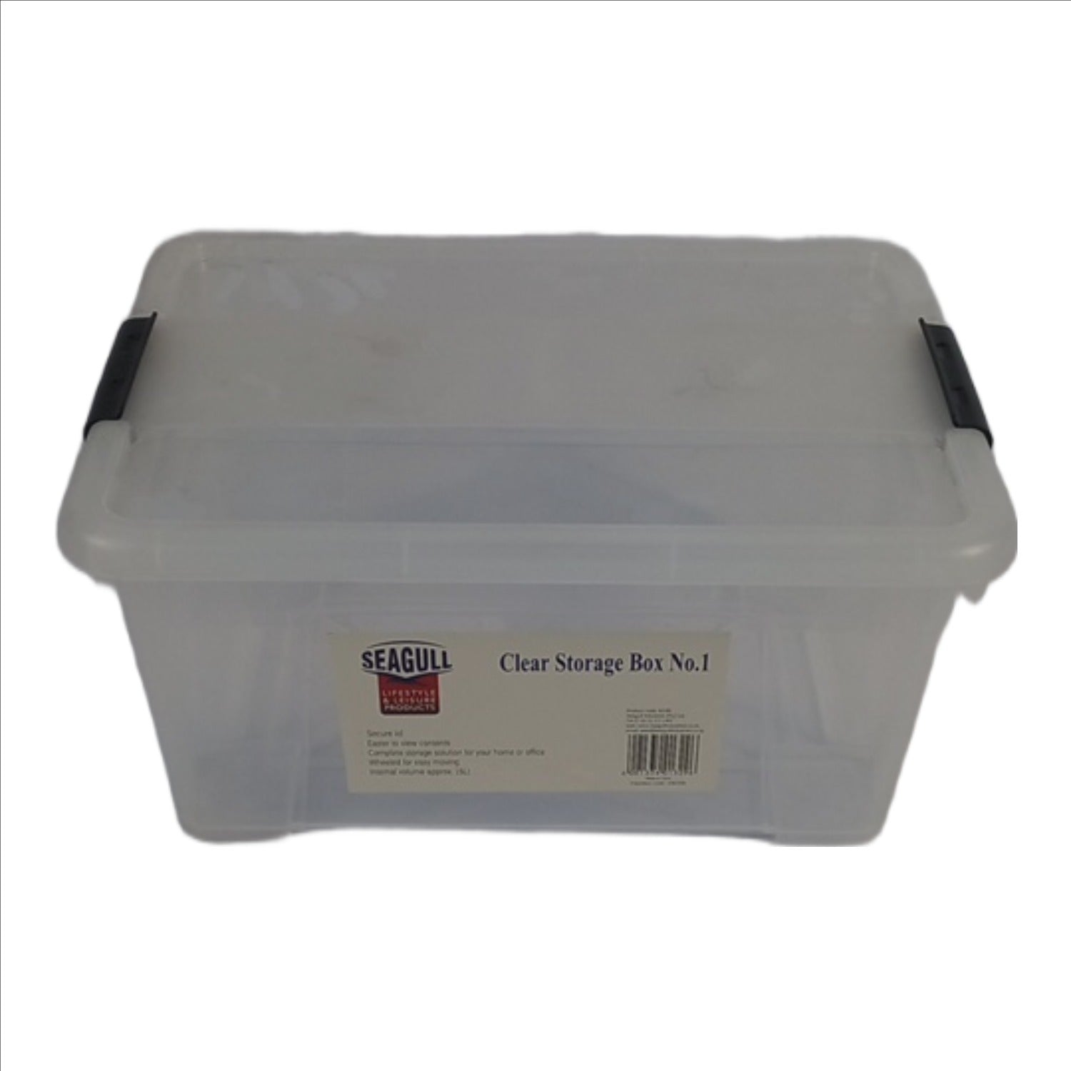 Seagull Clear Storage Box No.1 14 Lt