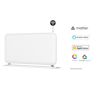 Mill Invisible WiFi panel heater 1500W with dual usage - White- 4th Gen