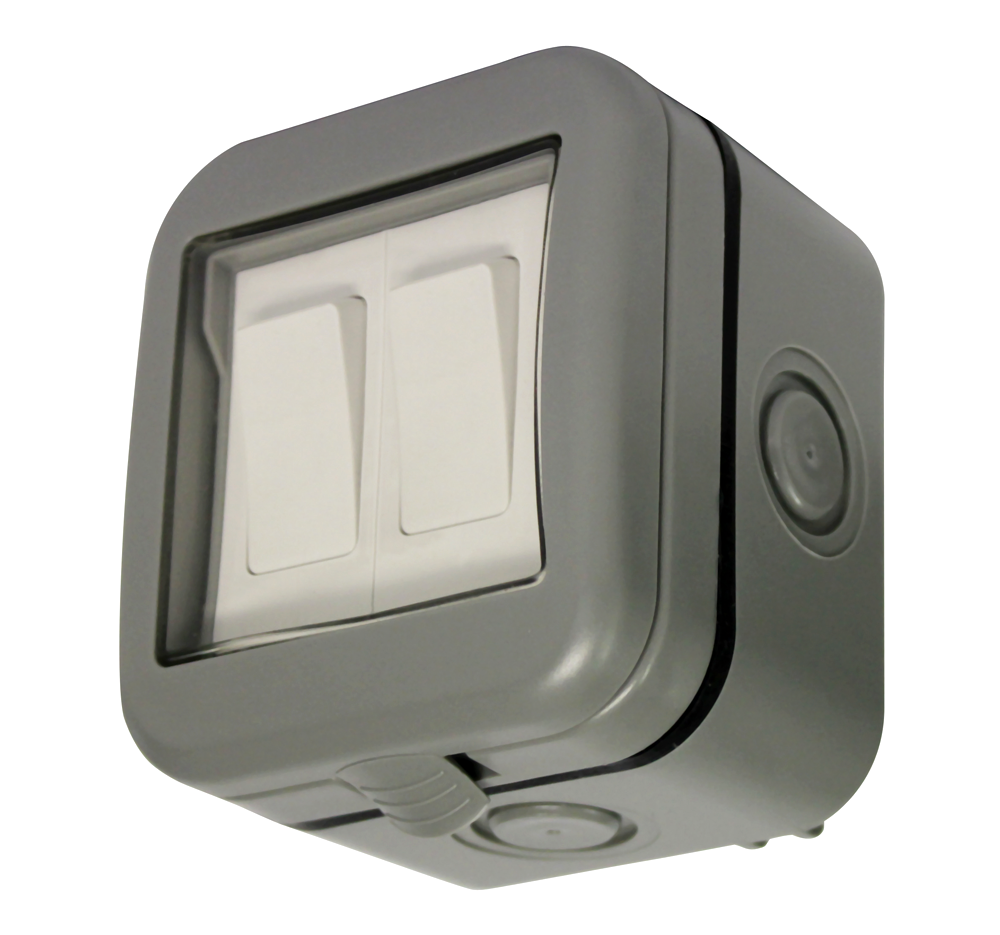 Ip55 Double 2 Way Outdoor Switch