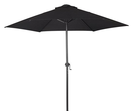 Umbrella ø2,5 M Black - Livestainable.co.za