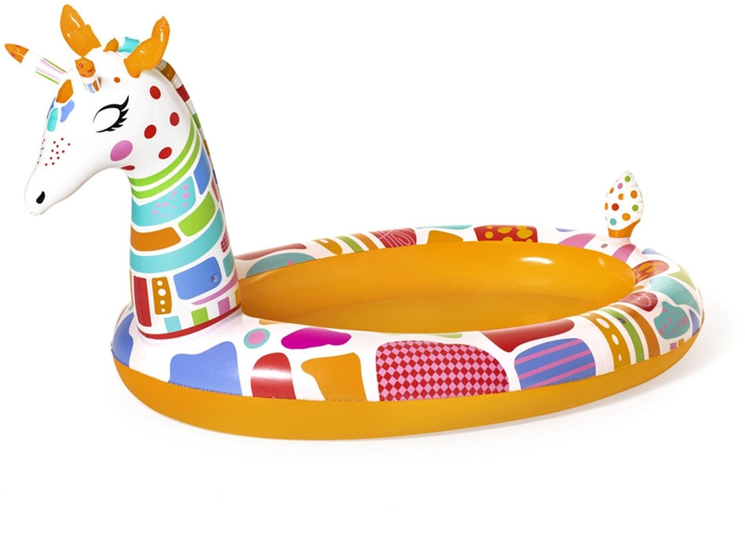 Bestway 2.66m X 1.57m X 1.27m Groovy Giraffe Sprayer Pool - Livestainable.co.za