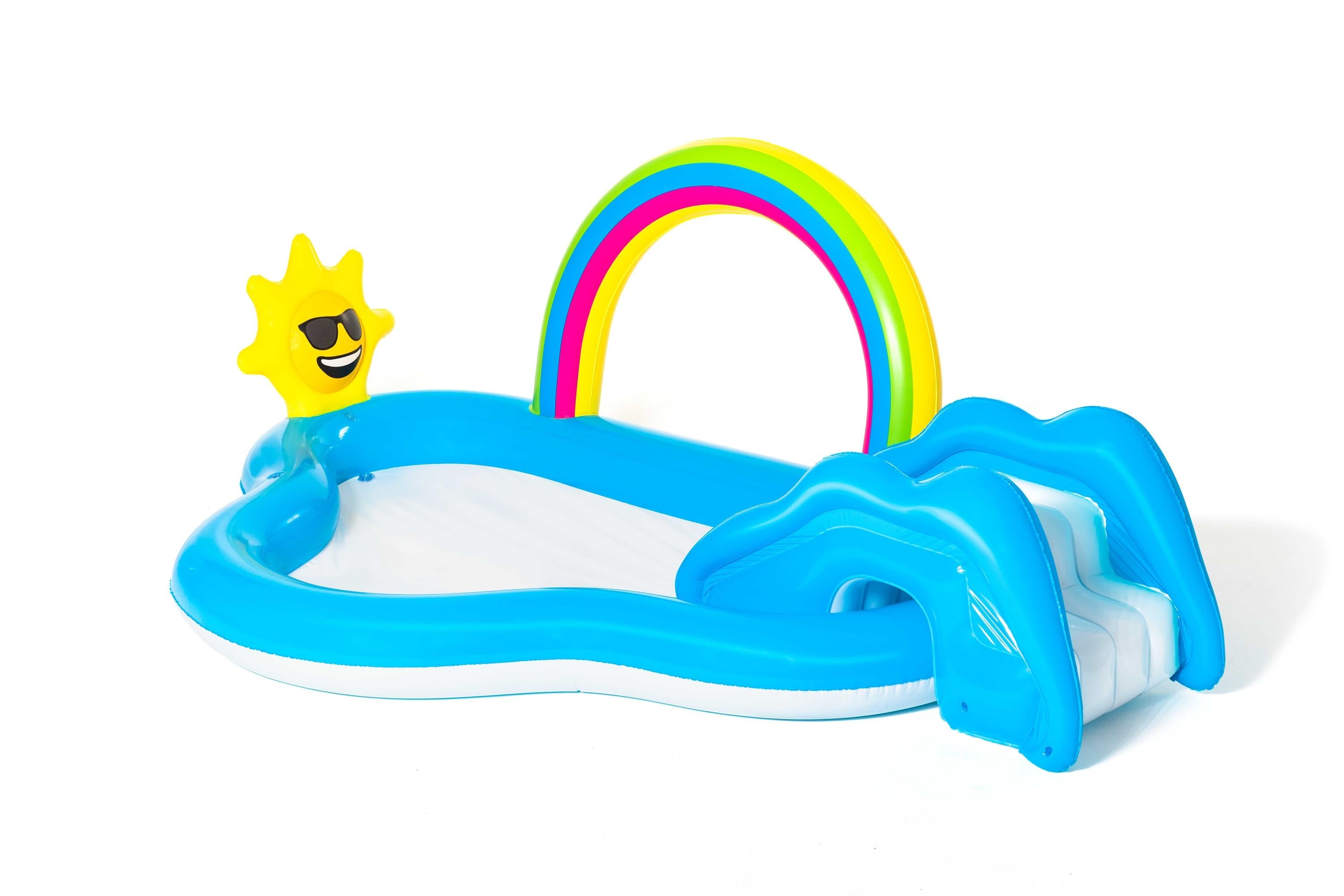 Rainbow N' Shine Pool And Play Center 170 L 2.57m X 1.45m X 91cm - Livestainable.co.za