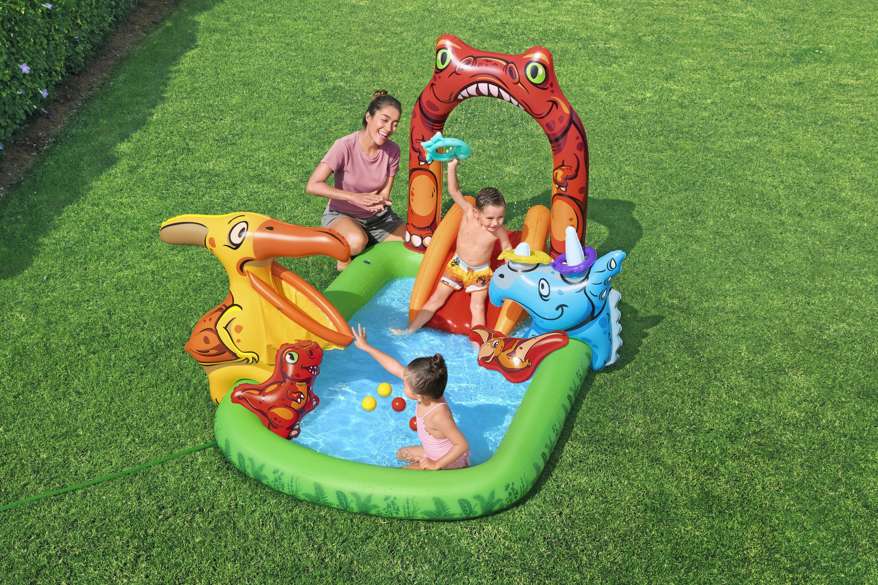 Bestway 2.41m X 1.40m X 1.37m Jurassic Splash Play Center