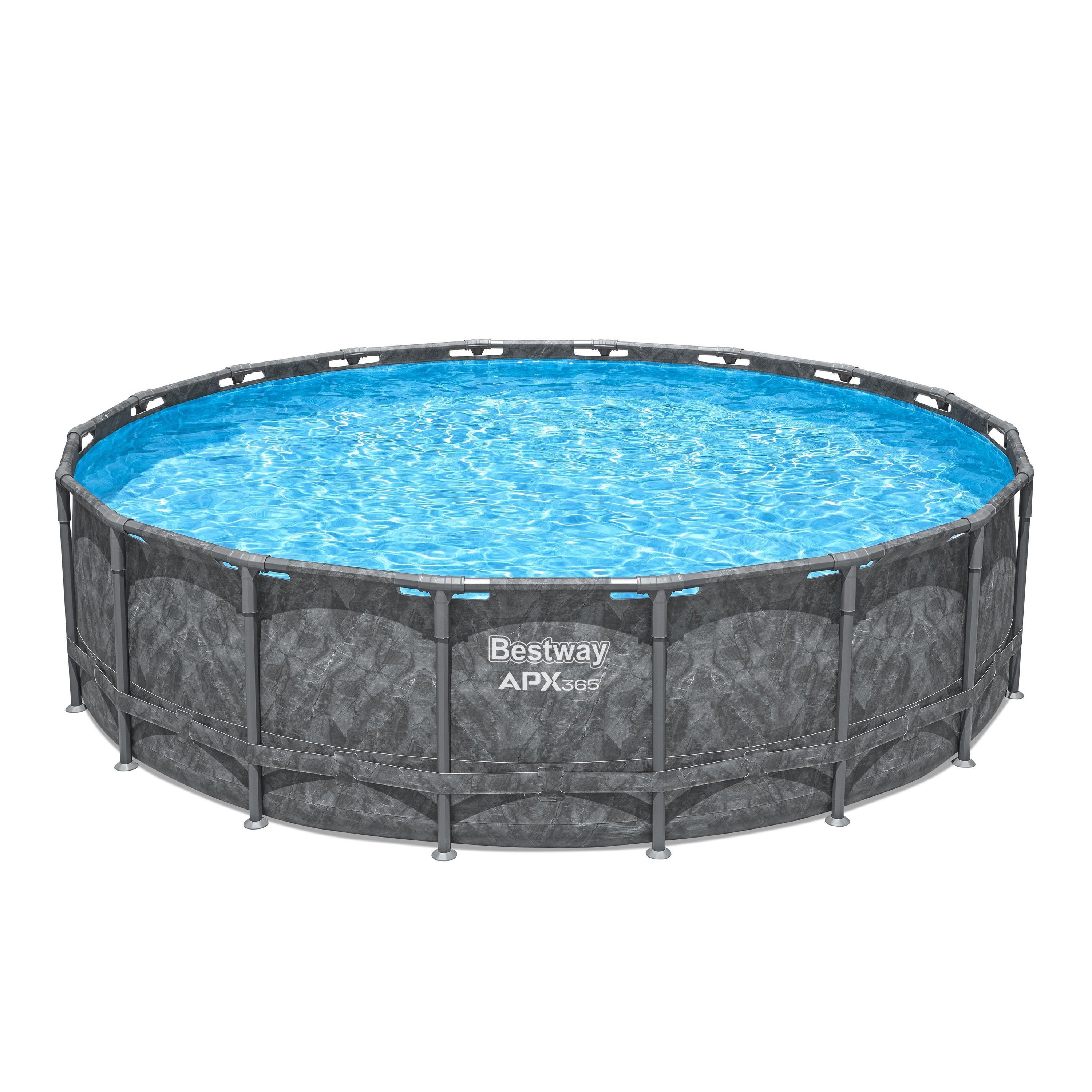Bestway 5.49m X 1.32m Apx365 Round Pool Set With Sand Filter 26,000 L