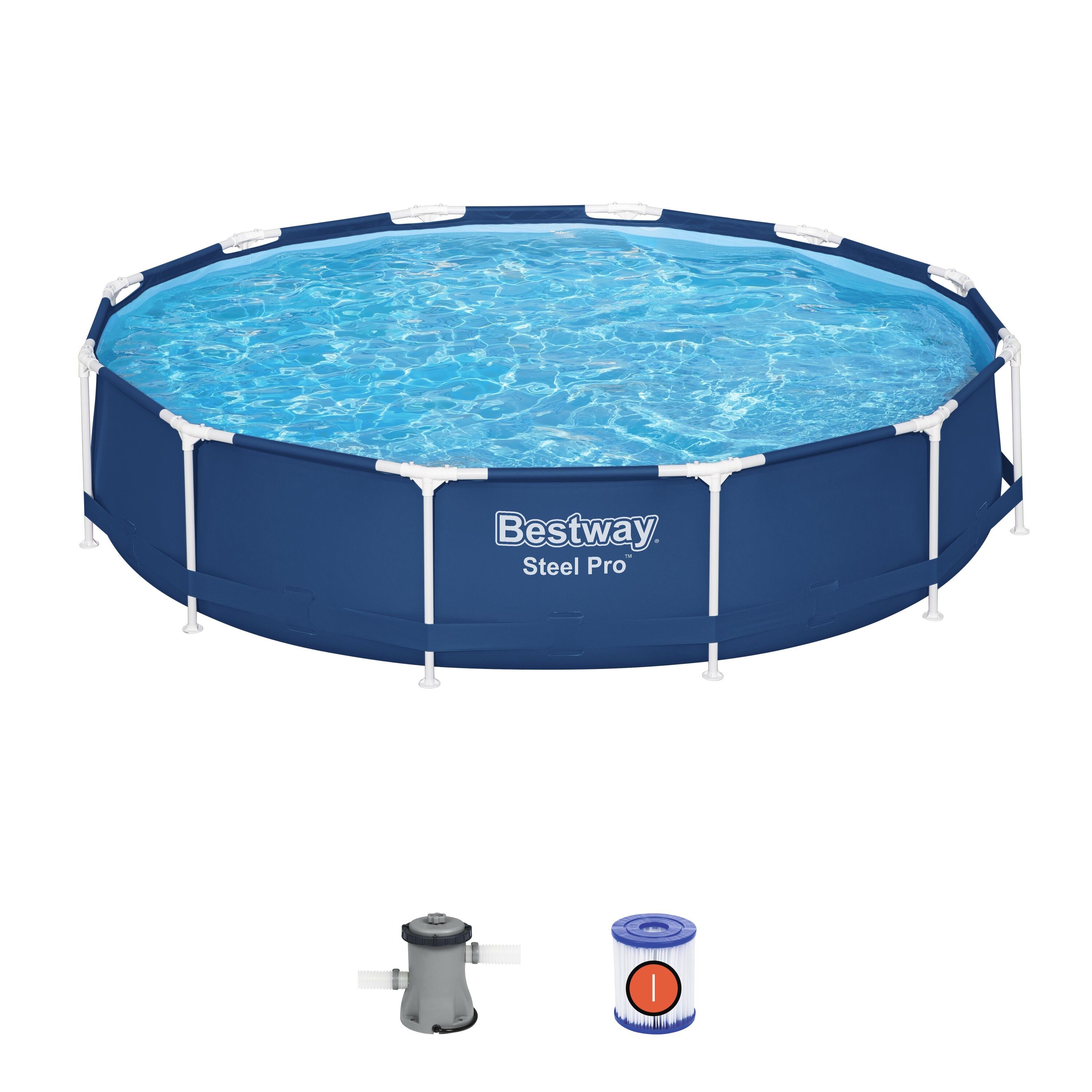 Bestway 3.66m X 76cm Steel Pro Pool Set 6,473 L - Livestainable.co.za