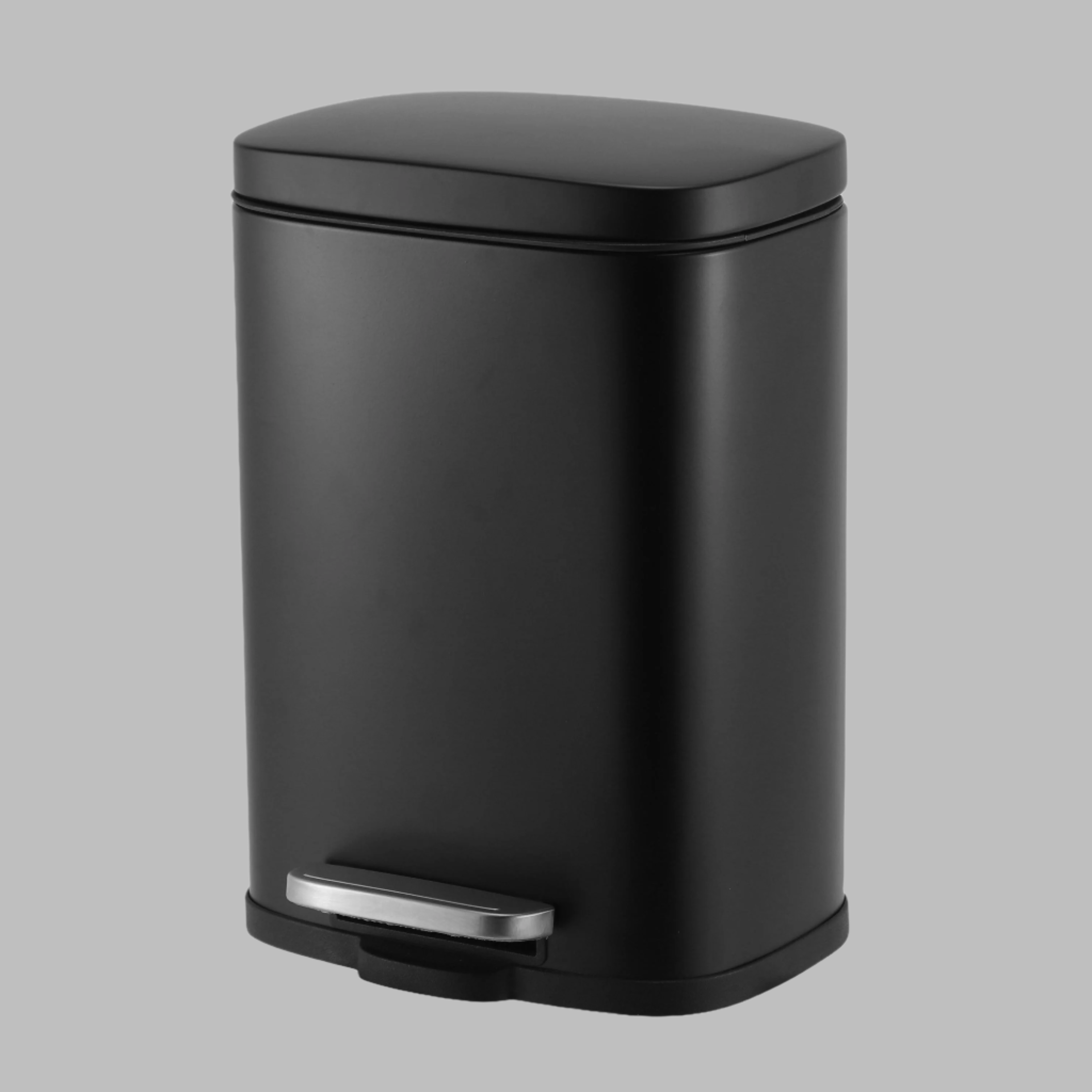 5 L Rectangle Steel Pedal Bin | Modena