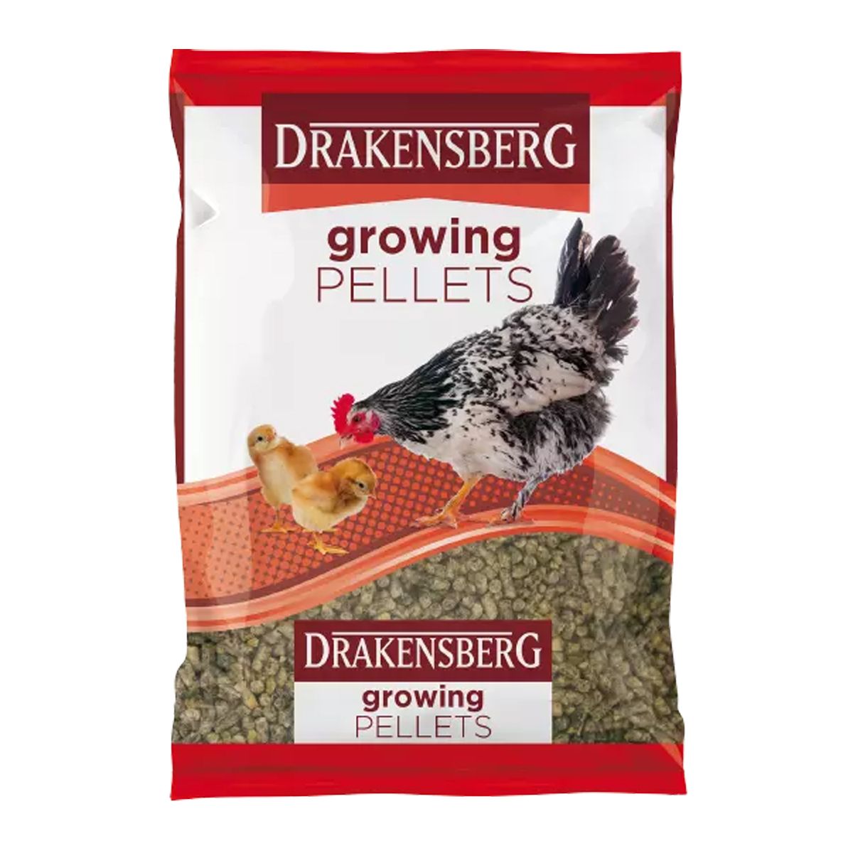 Drakensberg Red Bag Pellets Growing 2 Kg