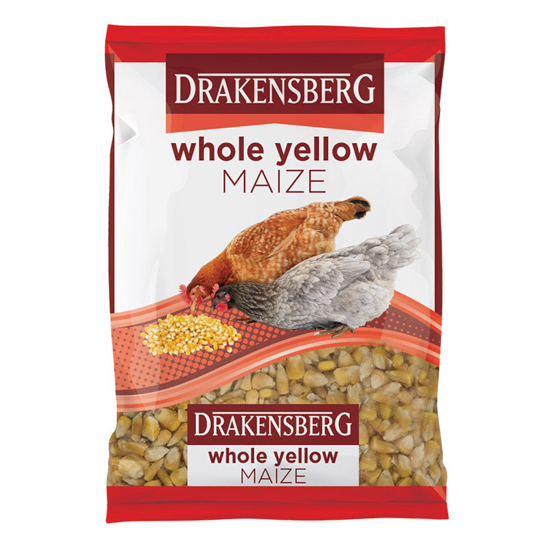 Drakensberg Red Bag Maize Whole Yellow 10 Kg